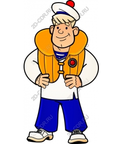 Funny Sailor Character