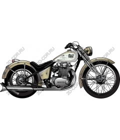 Vintage motorcycle