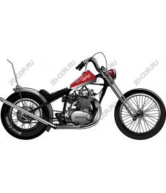 Vintage motorcycle Chopper