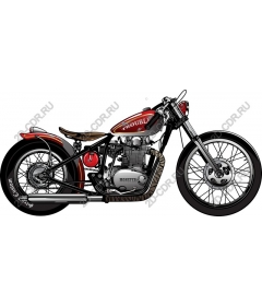  Classic custom motorcycle - Trouble