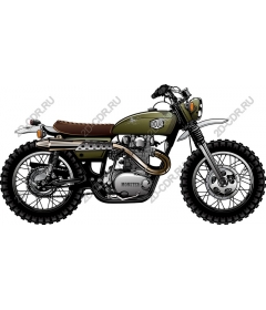 Vintage motorcycle Enduro