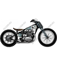  Classic vintage motorcycle