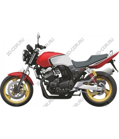  Elegant red motorcycle