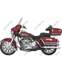  Classic motorcycle Maroon