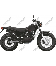  Elegant black motorcycle