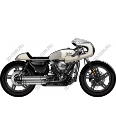  Classic custom motorcycle