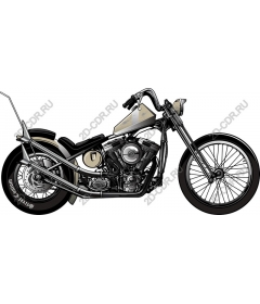 Classic motorcycle drawing