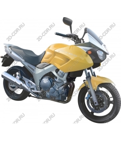  Bright yellow motorcycle