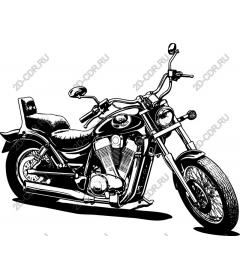  Classic motorcycle and