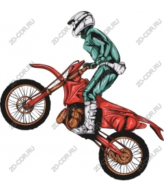  Energetic racer motocross