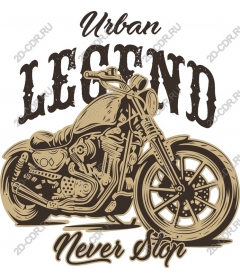 The urban legend of the motorcycle