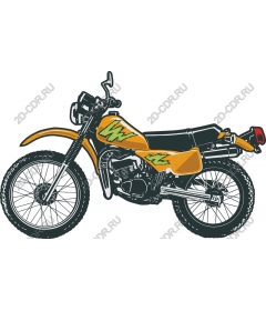  Bright graphics motorcycle