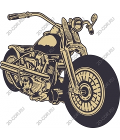 Винтажный мотоцикл Chopper
