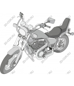  Elegant motorcycle and