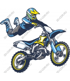 Dynamic racer motocross