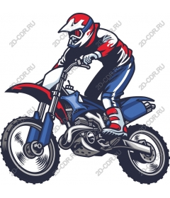Dynamic racer motocross