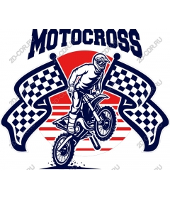 Dynamic racer motocross
