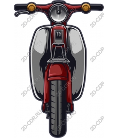 Classic vintage scooter