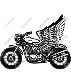 Winged motorcycle