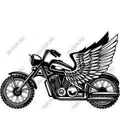 Winged motorcycle