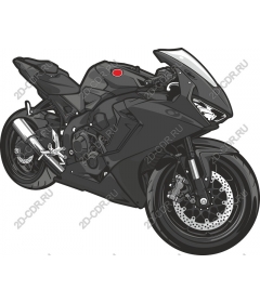  Elegant black motorcycle