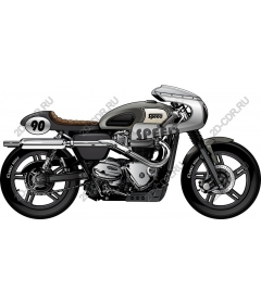  Classic racing motorcycle