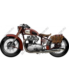 Vintage motorcycle
