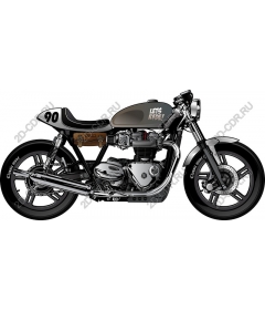 Vintage Motorcycle Clipart