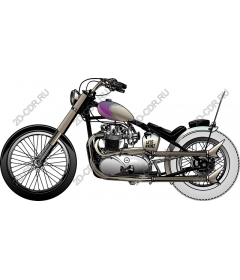  Винтажный мотоцикл Chopper