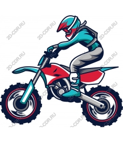 Dynamic racer motocross