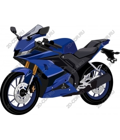  Blue Motorcycle