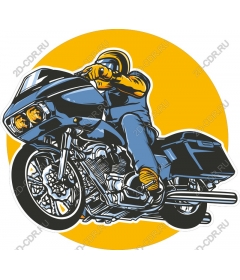 Fast-paced adventure on a motorcycle