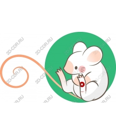  Cute cartoon mouse