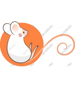  Cute cartoon mouse