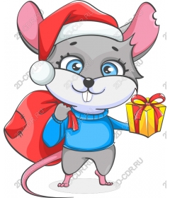  Festive holiday mouse