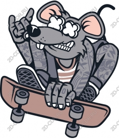 Mouse for skateboarding Urban Rebel