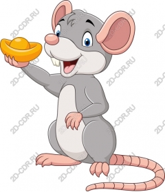  Adorable grey mouse with cheese