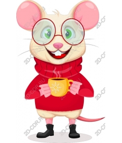 Cozy mouse mug