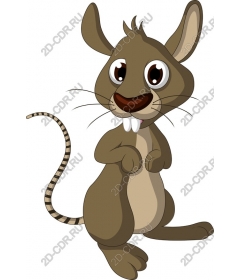  Cute cartoon mouse