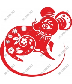  Charming red mouse