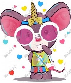  Adorable mouse-unicorn