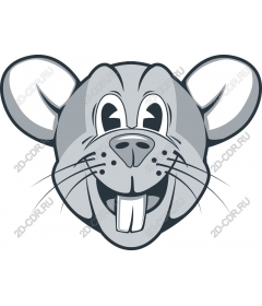Head cartoon mouse