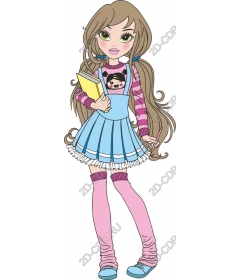  Adorable stylish girl