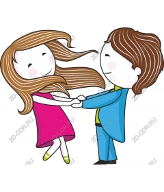  Charming lovebirds dancing