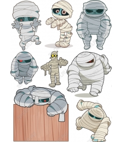 Mummy Monsters Set