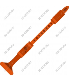  Bright wooden recorder