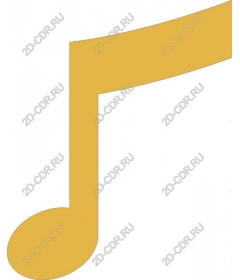  Bright Golden musical note