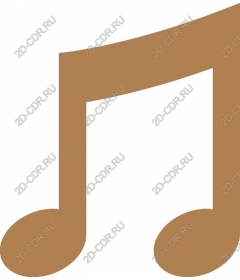  Elegant musical note