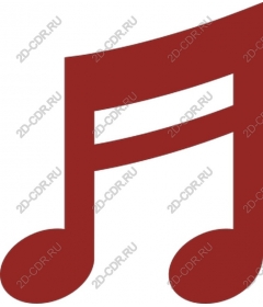  Stylish musical note