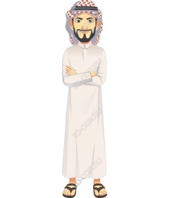  Confident man from the Middle East